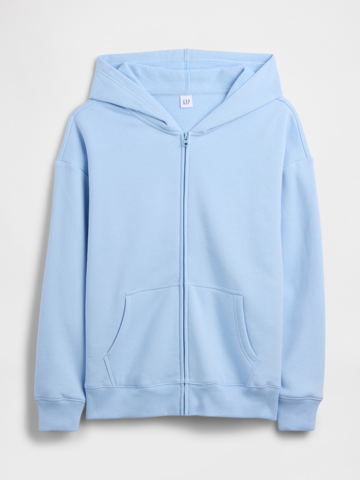 Oversized Fleece Zip Hoodie