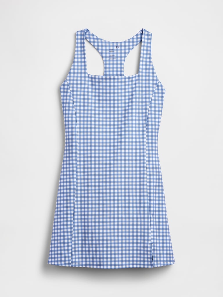 GapFit Studio Recycled Squareneck Mini Dress