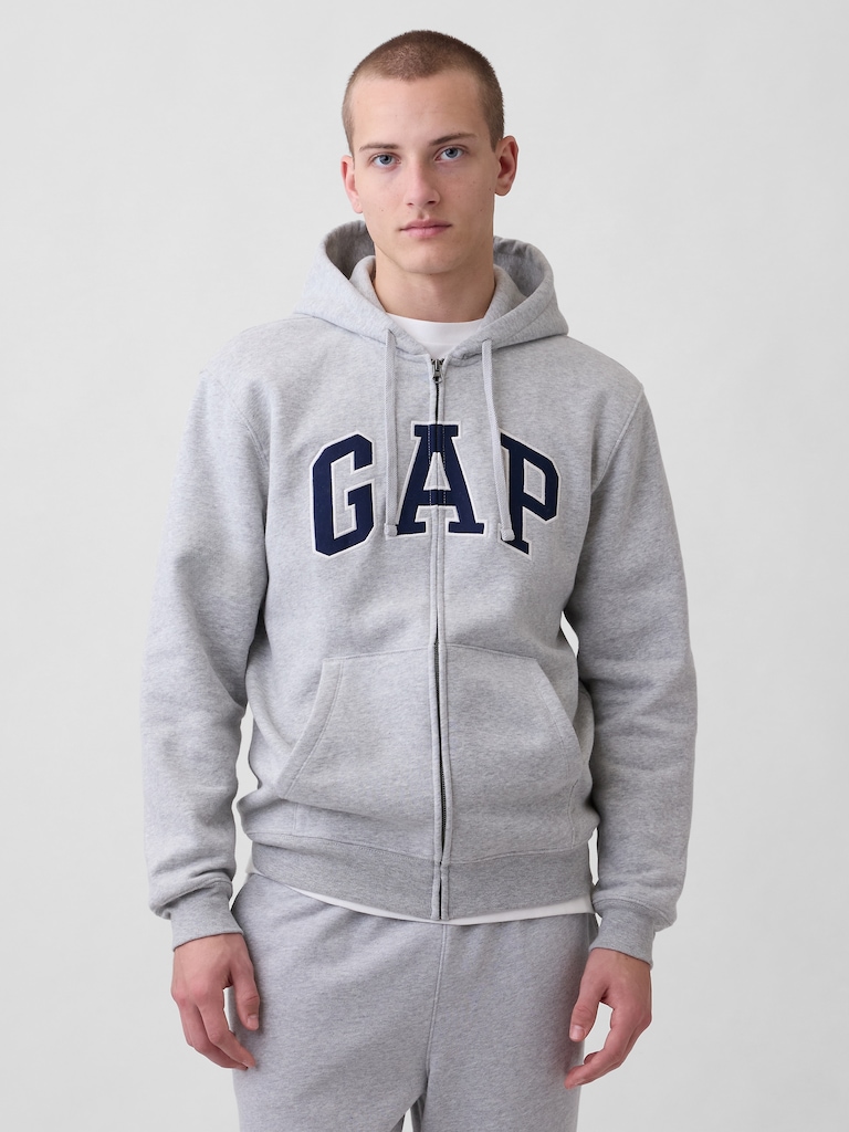 Adult VintageSoft Arch Logo Zip Hoodie