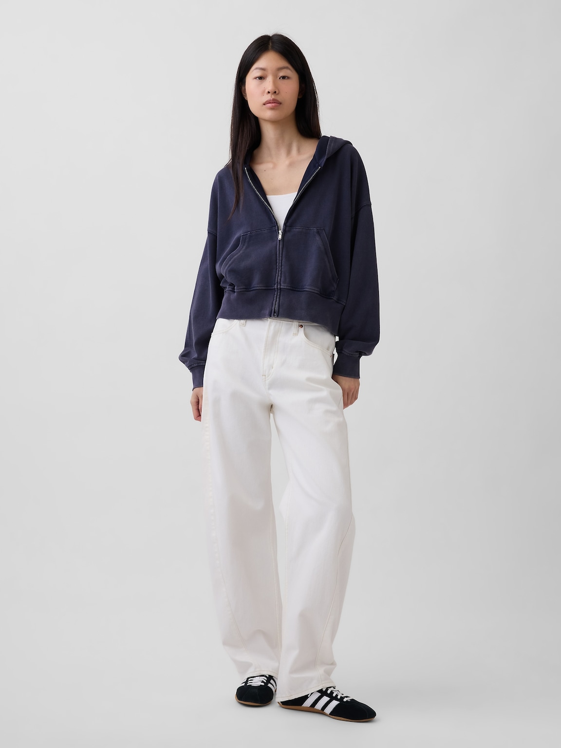 VintageSoft Terry Zip Hoodie