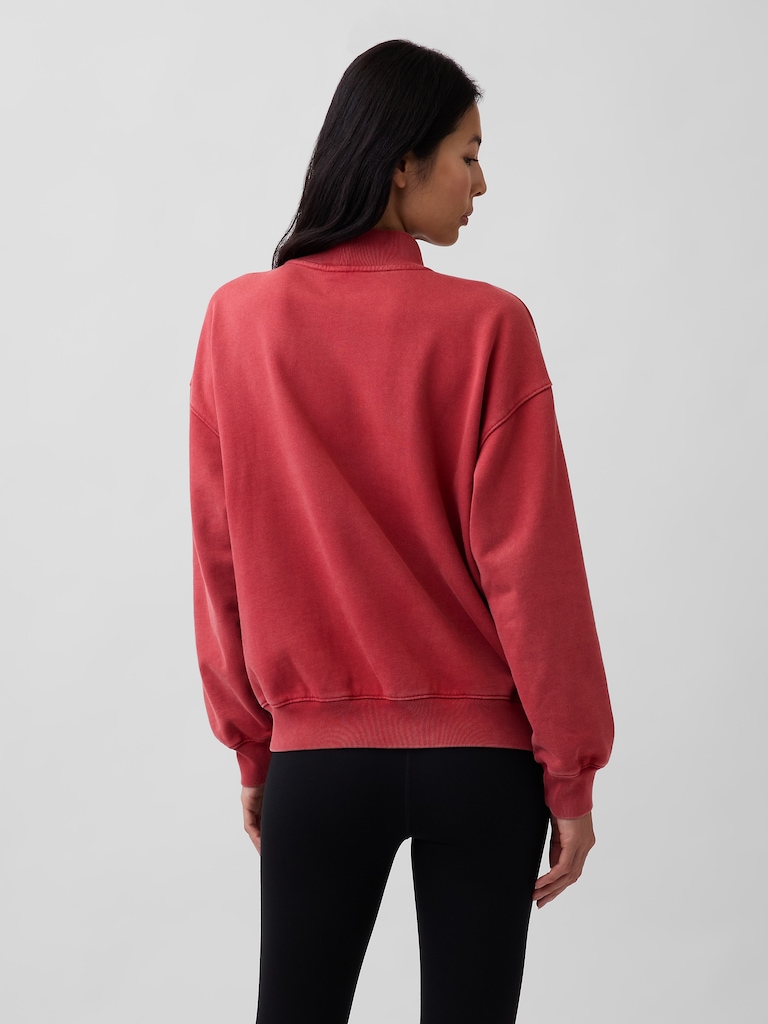 Heavyweight French Terry Oversized Mockneck Sweatshirt