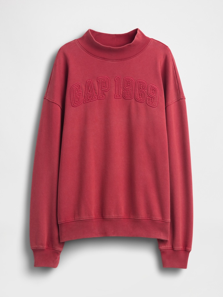 Heavyweight French Terry Oversized Mockneck Sweatshirt