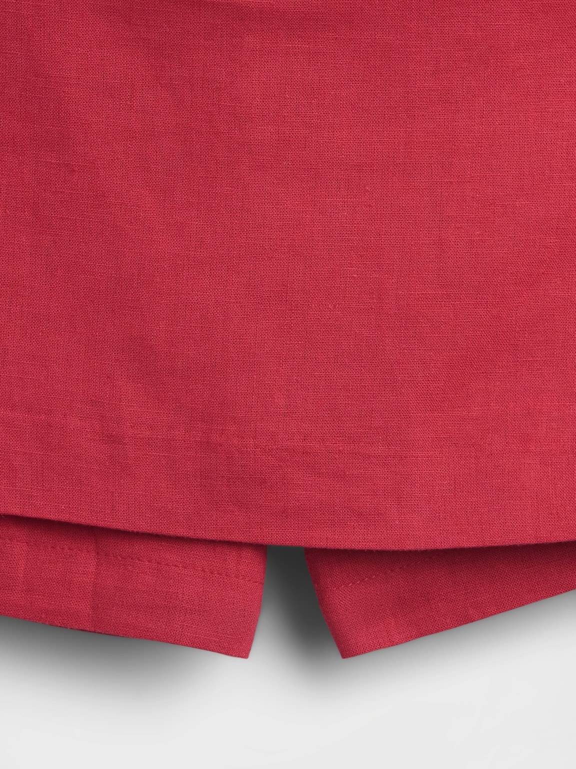 Linen-Blend Mini Skort