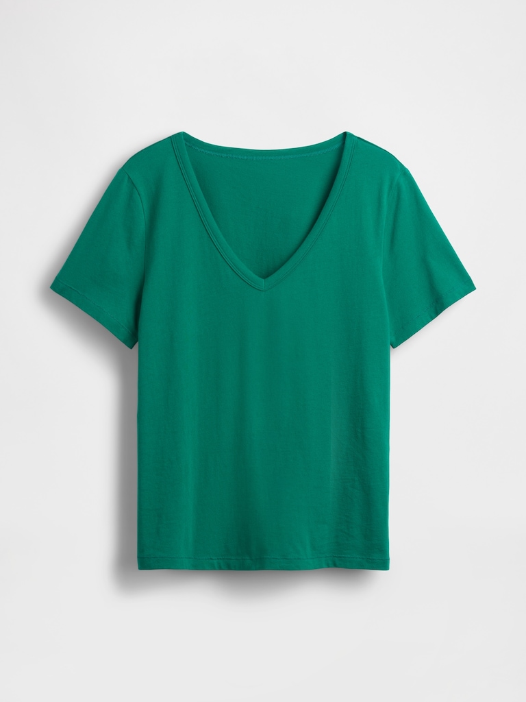 Organic Cotton VintageSoft V-Neck T-Shirt