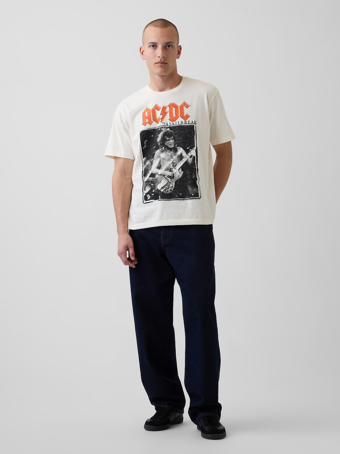 AC/DC Relaxed Graphic T-Shirt