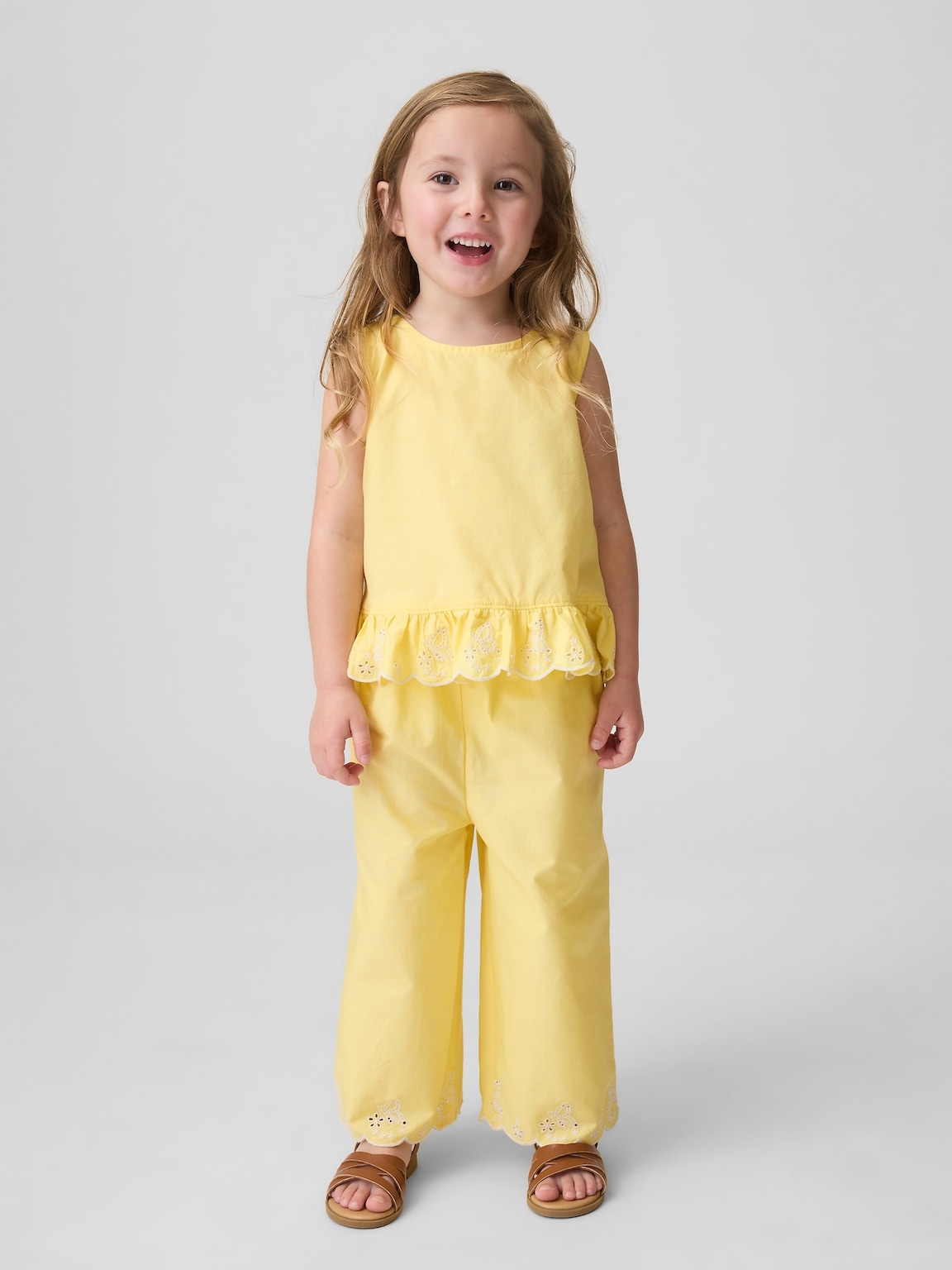 Baby & Toddler Eyelet Ruffle Outfit Set
