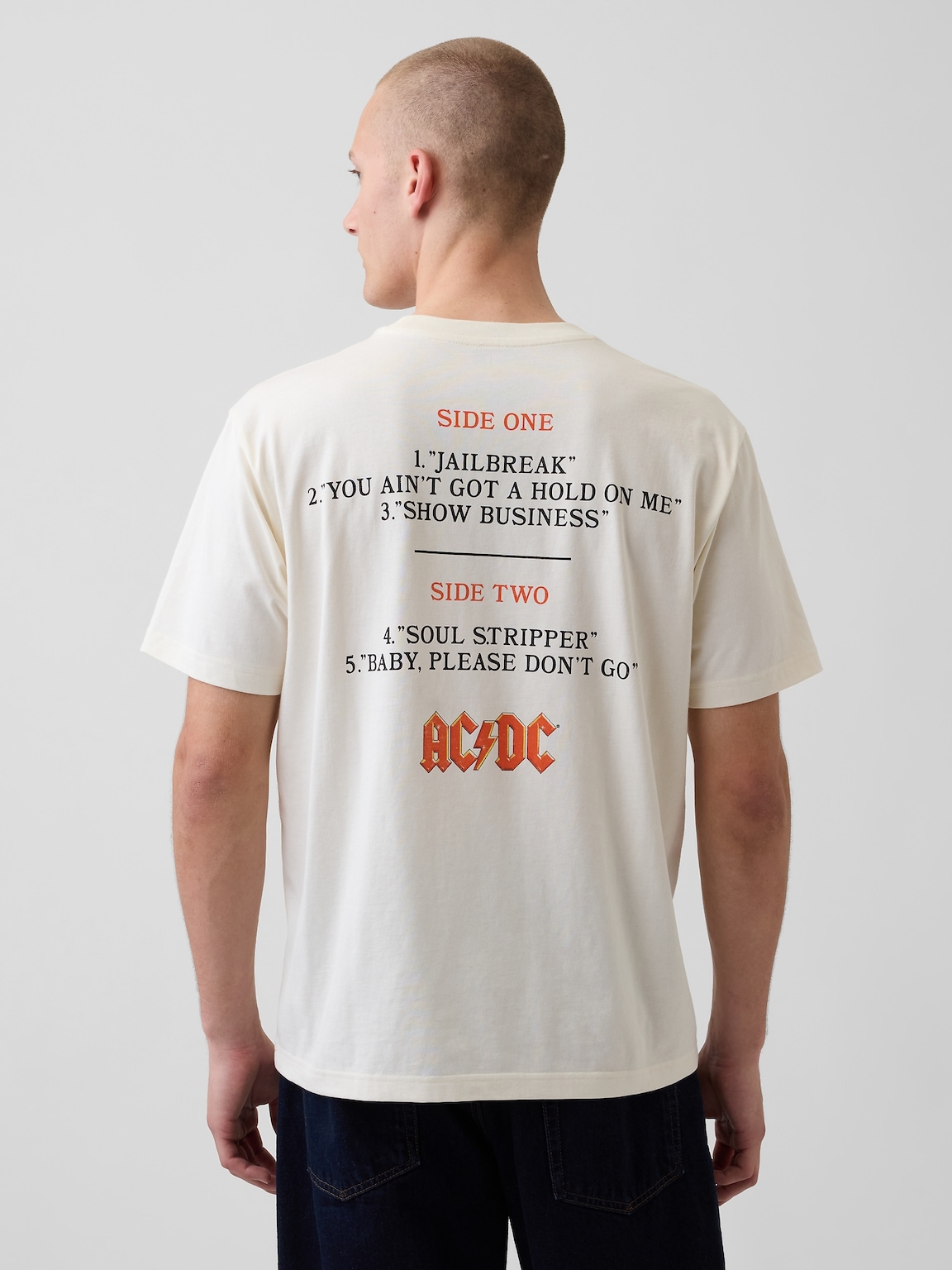 AC/DC Relaxed Graphic T-Shirt