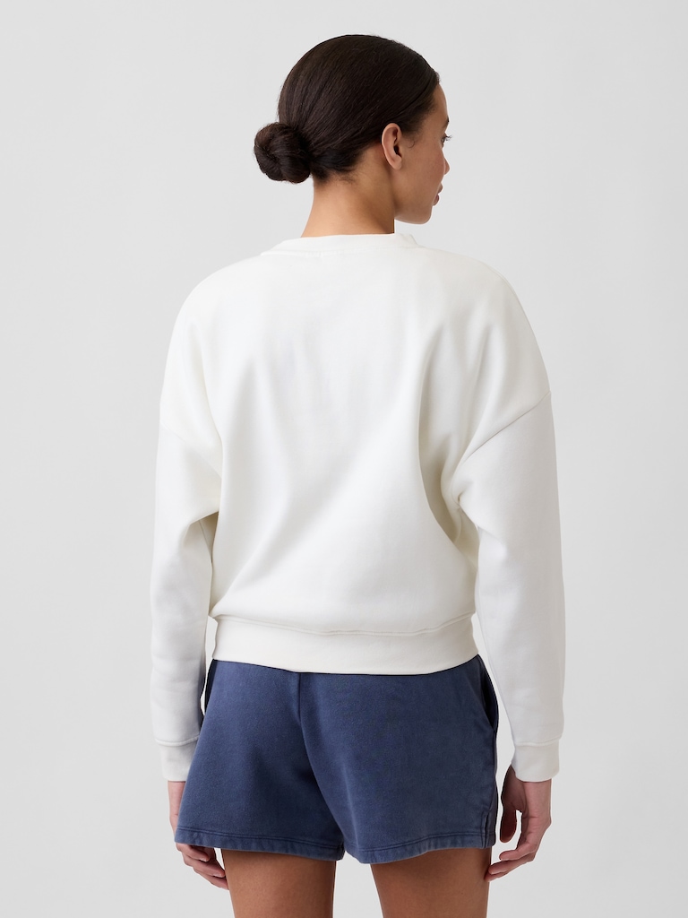 Peanuts Oversized Wedge Crewneck Sweatshirt