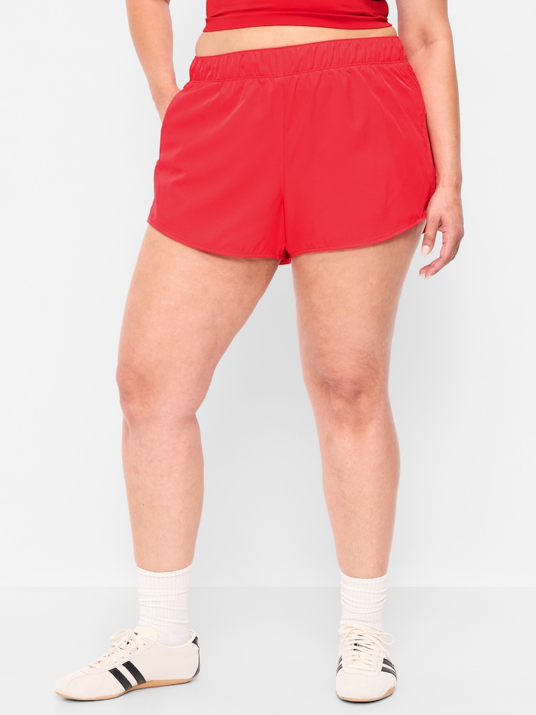Mid-Rise StretchTech Run Shorts -- 3-inch inseam