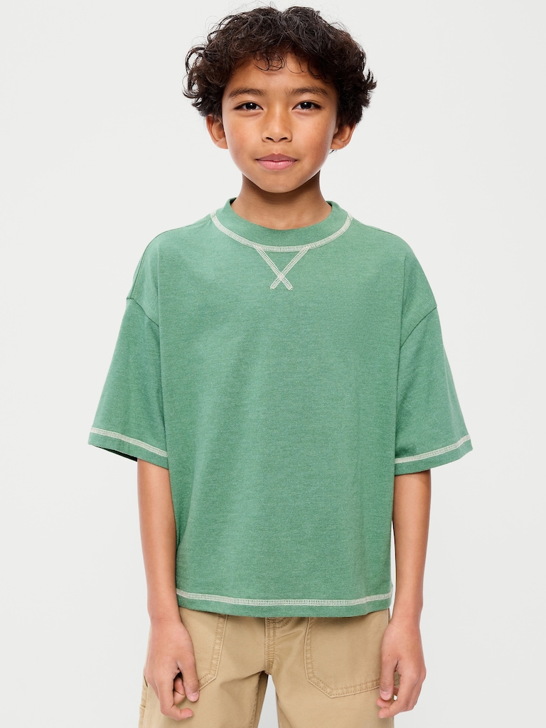 Oversized Boxy Short-Sleeve T-Shirt for Boys