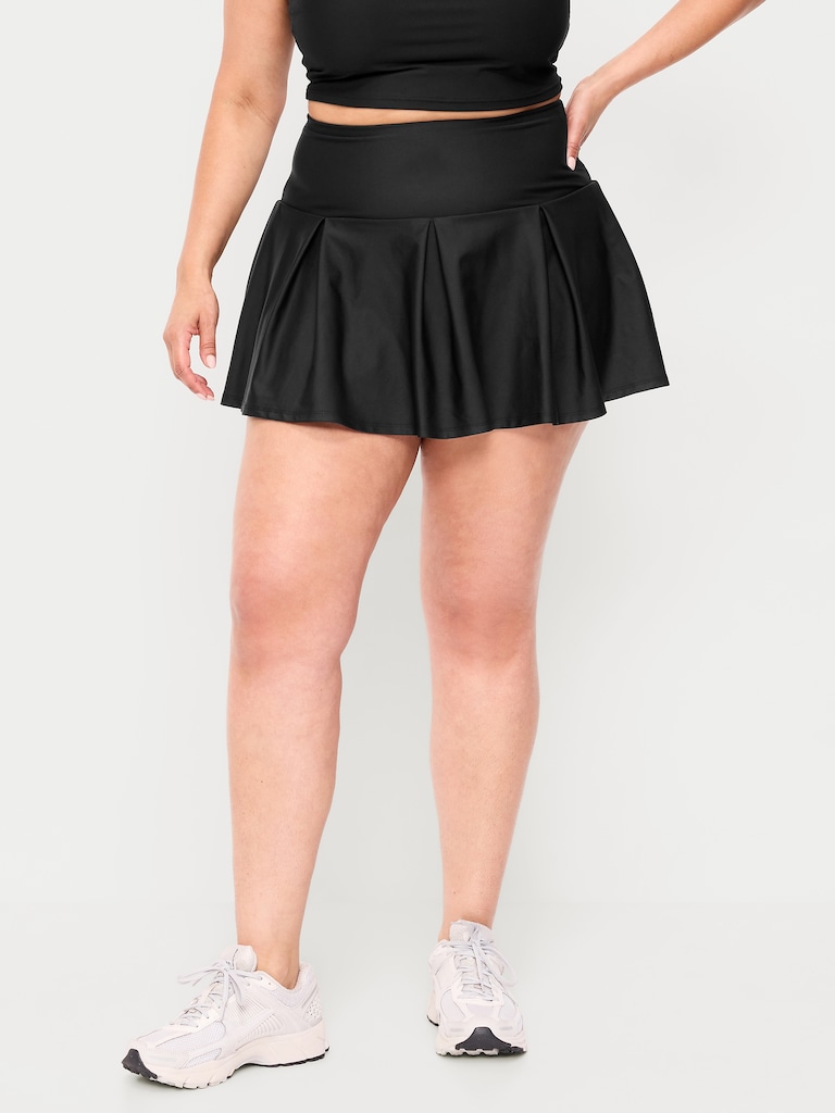 Extra High-Waisted Drop-Waist PowerSoft Skort