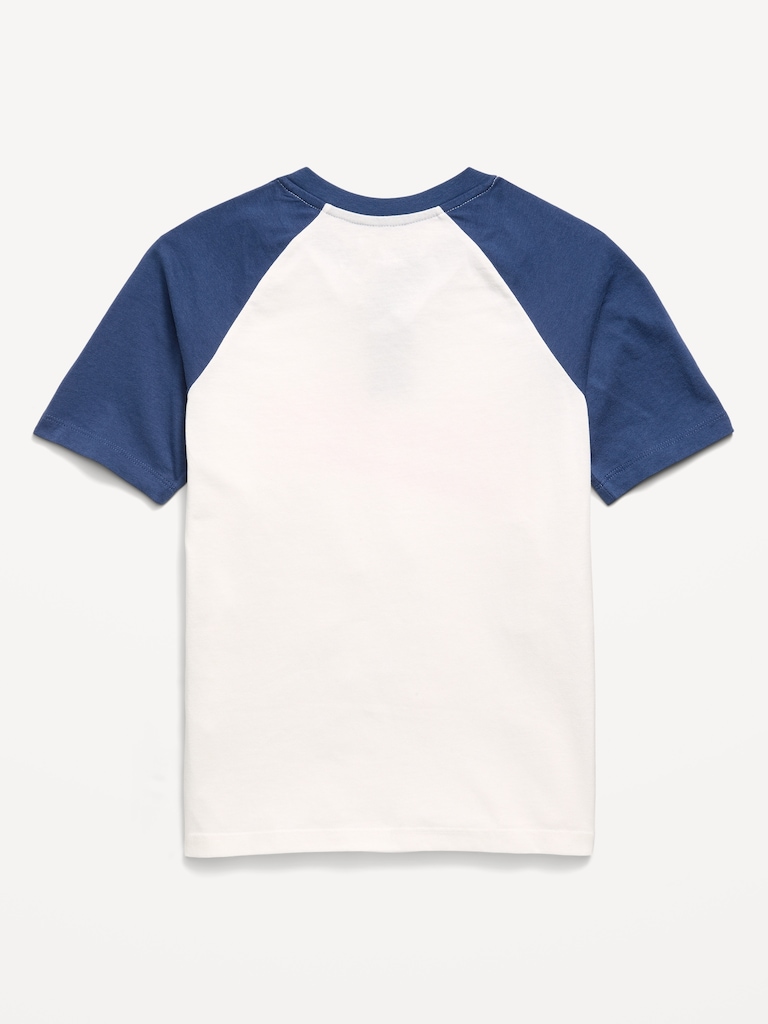 Softest Short-Sleeve Graphic Henley T-Shirt for Boys