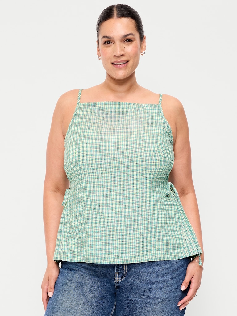 Apron Side-Tie Tank Top