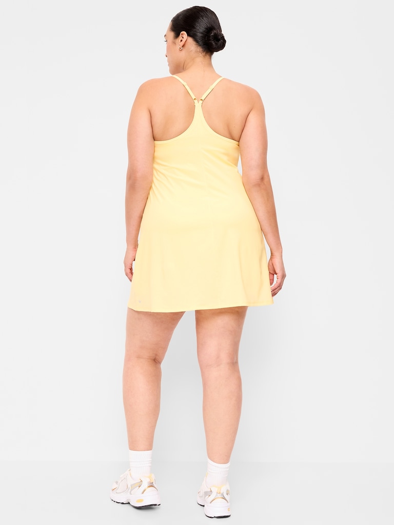 Stretch Woven Racerback Tennis Dress