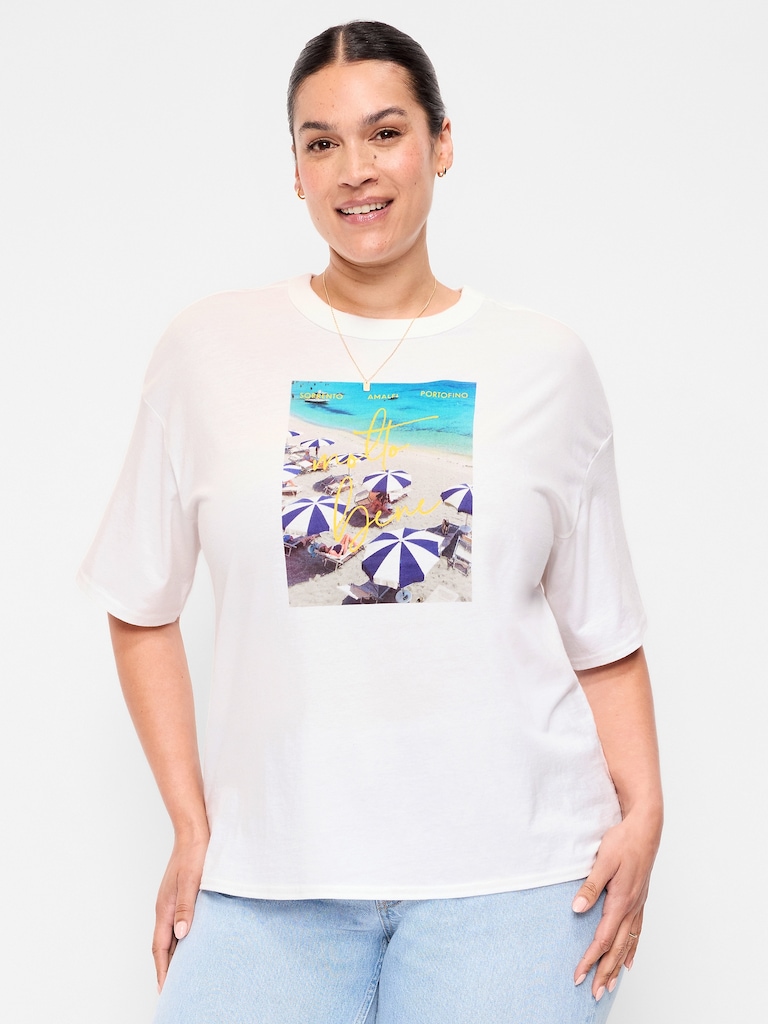 Short-Sleeve Loose Graphic T-Shirt