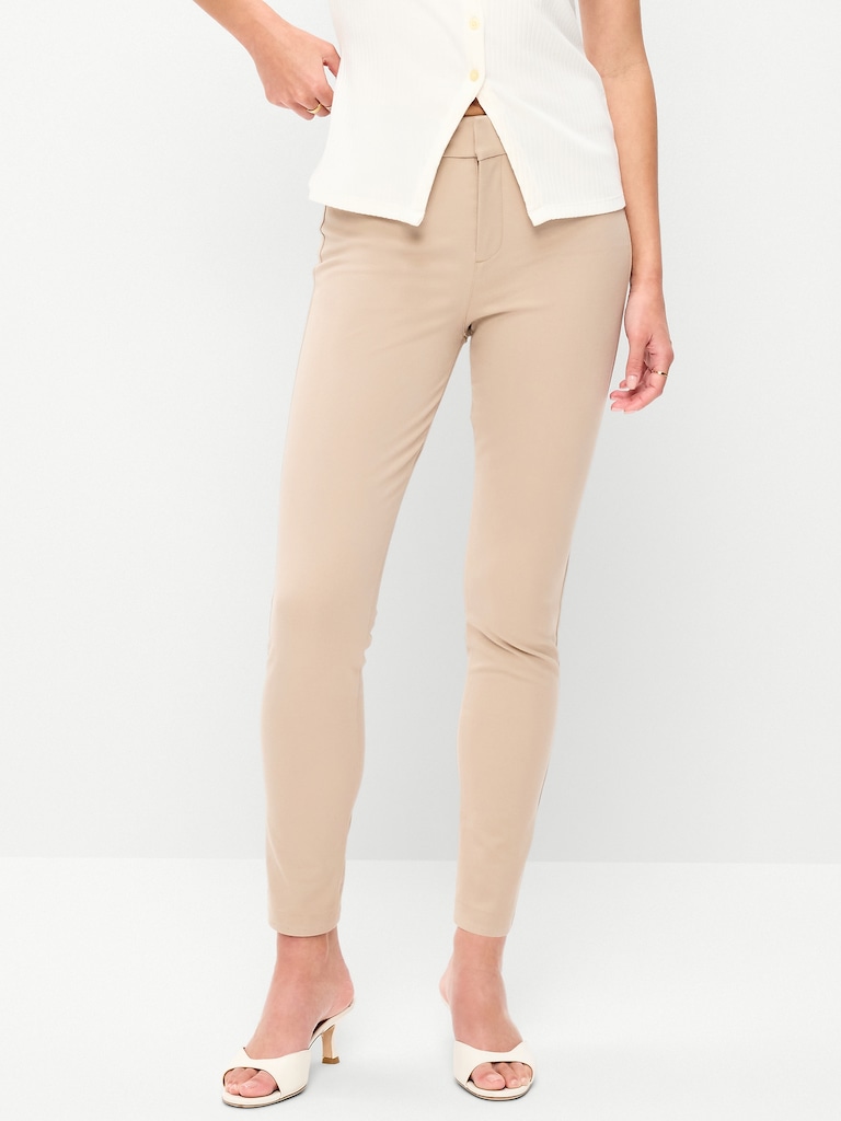 High-Waisted Pixie Skinny Ankle Pants