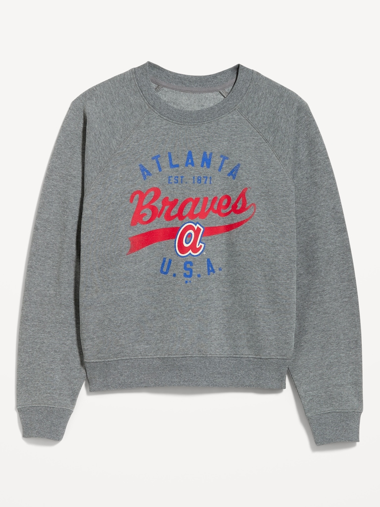 Atlanta Braves Raglan Sweatshirt for Women