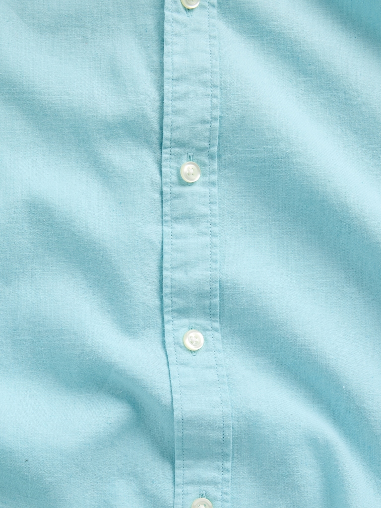 Linen-Blend Shirt in Standard Fit