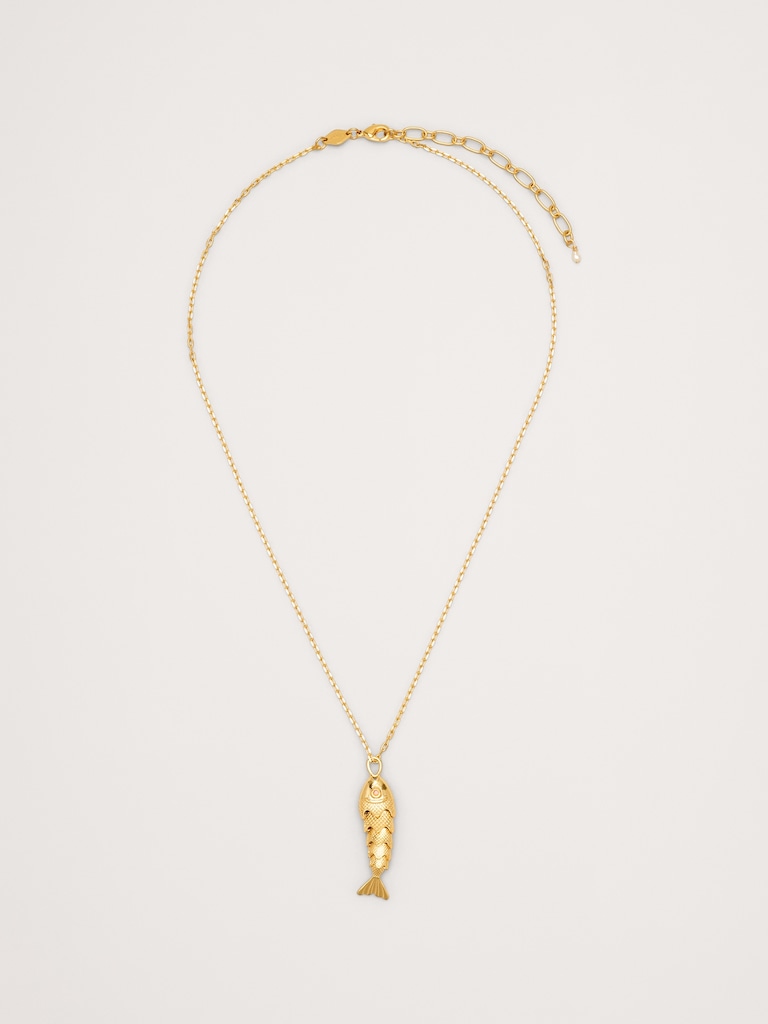 Something Fishy Necklace by Anni Lu