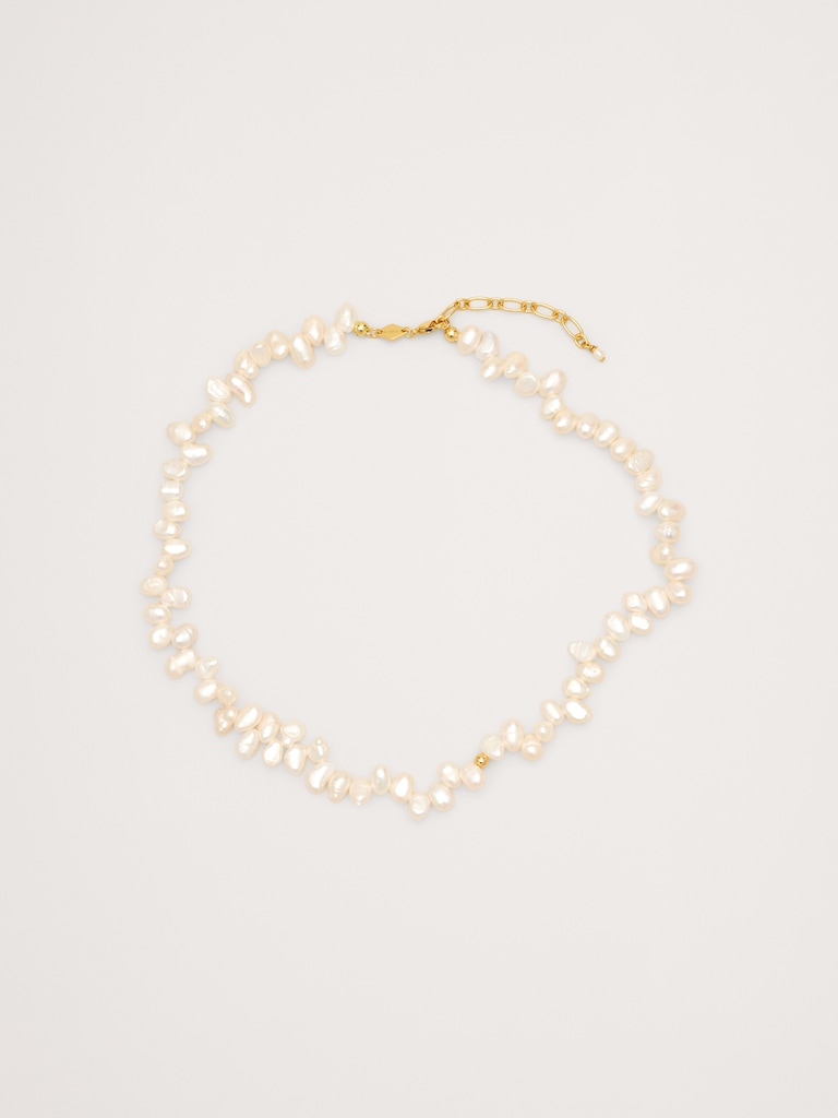 Pearly Drop Necklace by Anni Lu