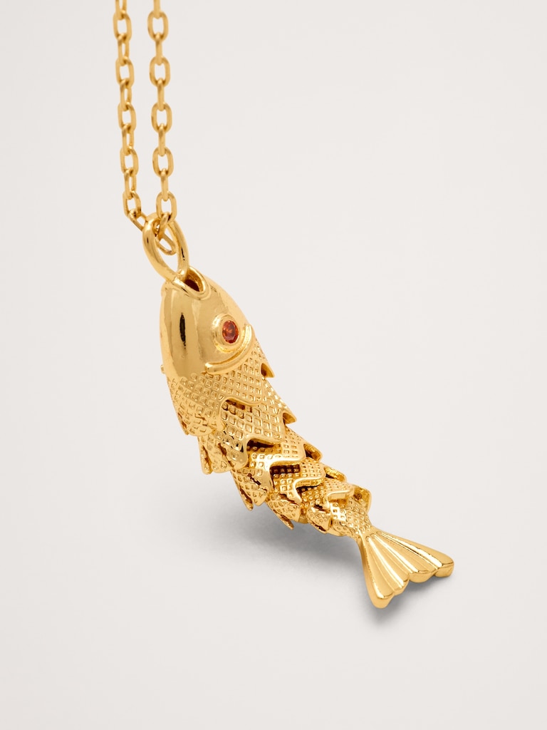 Something Fishy Necklace by Anni Lu