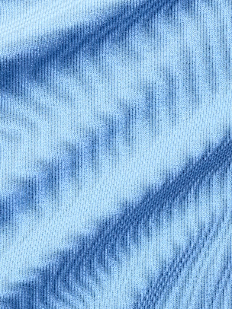 Signature Rib Crop Tee