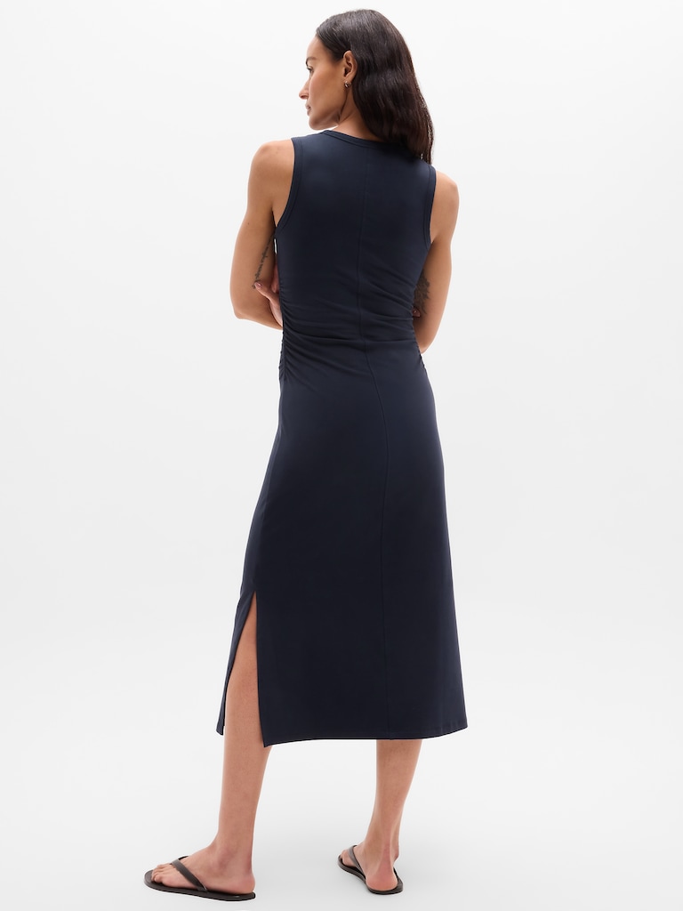Essential V-Neck Midi Dress