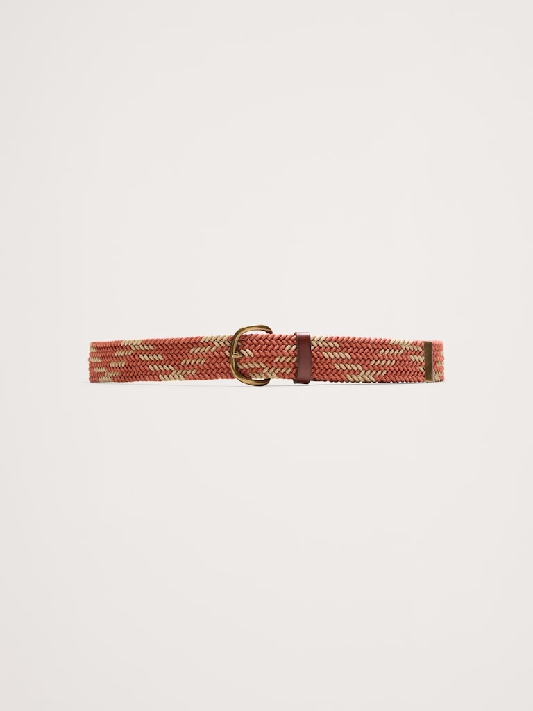 Braided Cotton Canvas Belt
