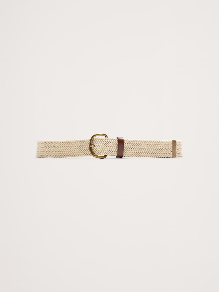 Woven Cotton Slider Belt