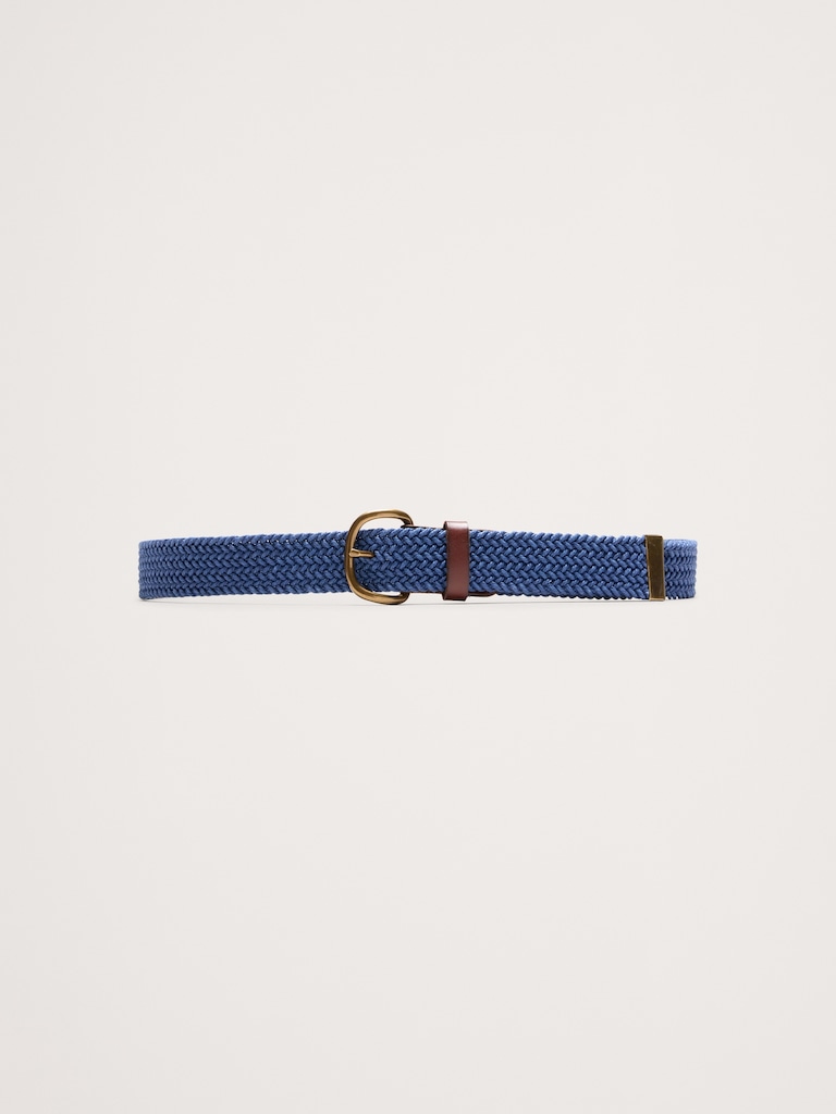 Woven Cotton Slider Belt