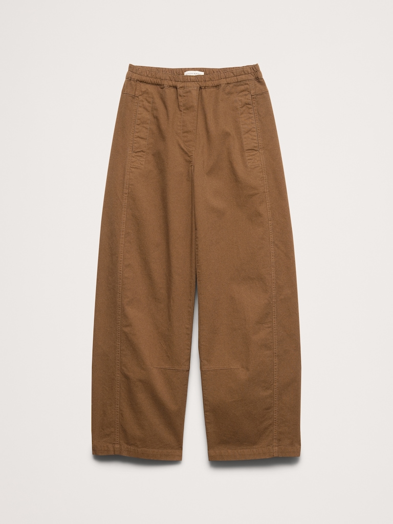 Mid-Rise Relaxed Painter Pull-On Pant