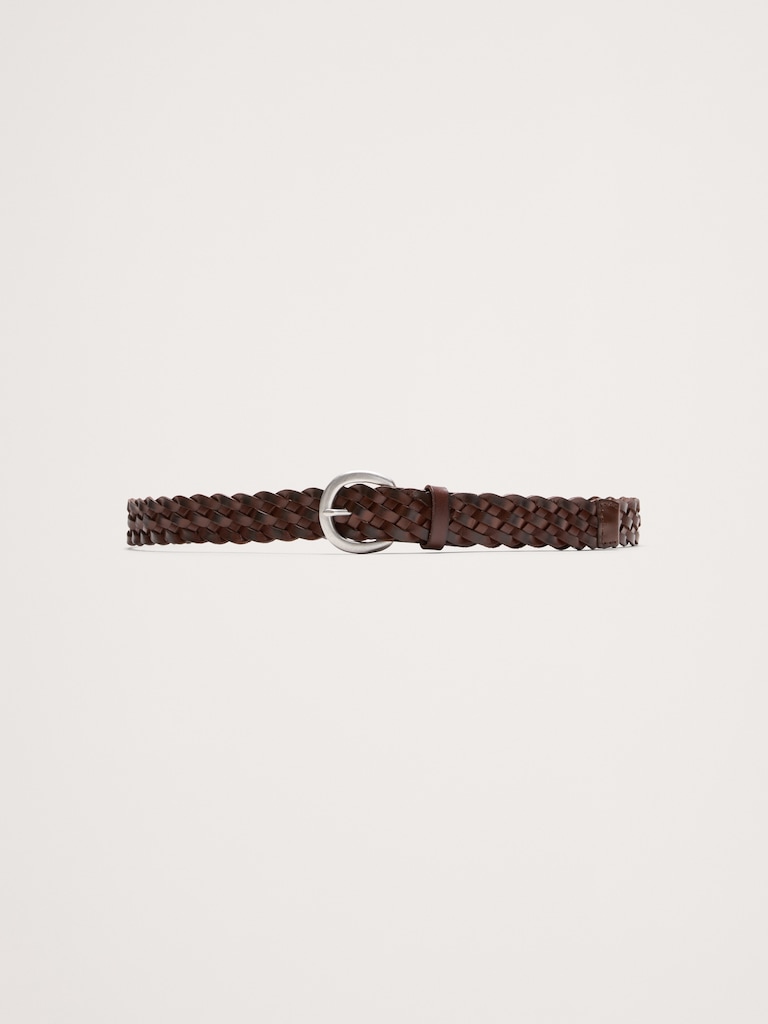 Braided Leather Belt