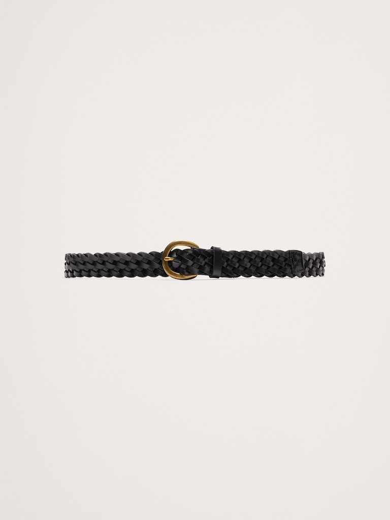 Braided Leather Belt