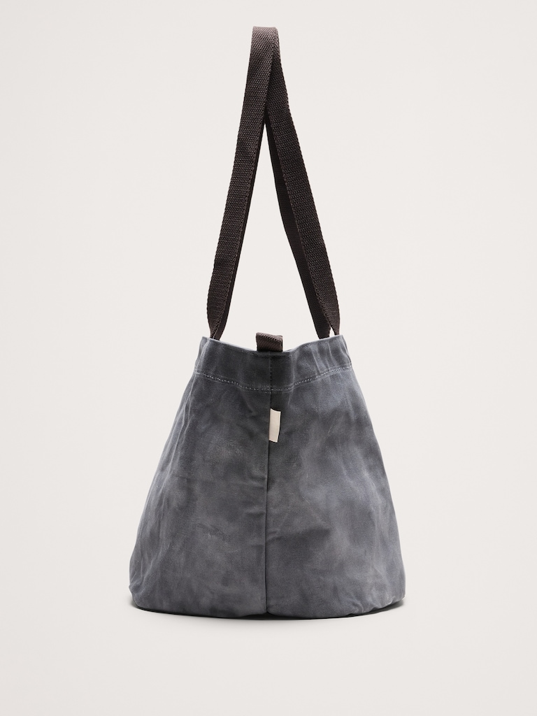 Waxed Drawstring Market Tote by CB Station
