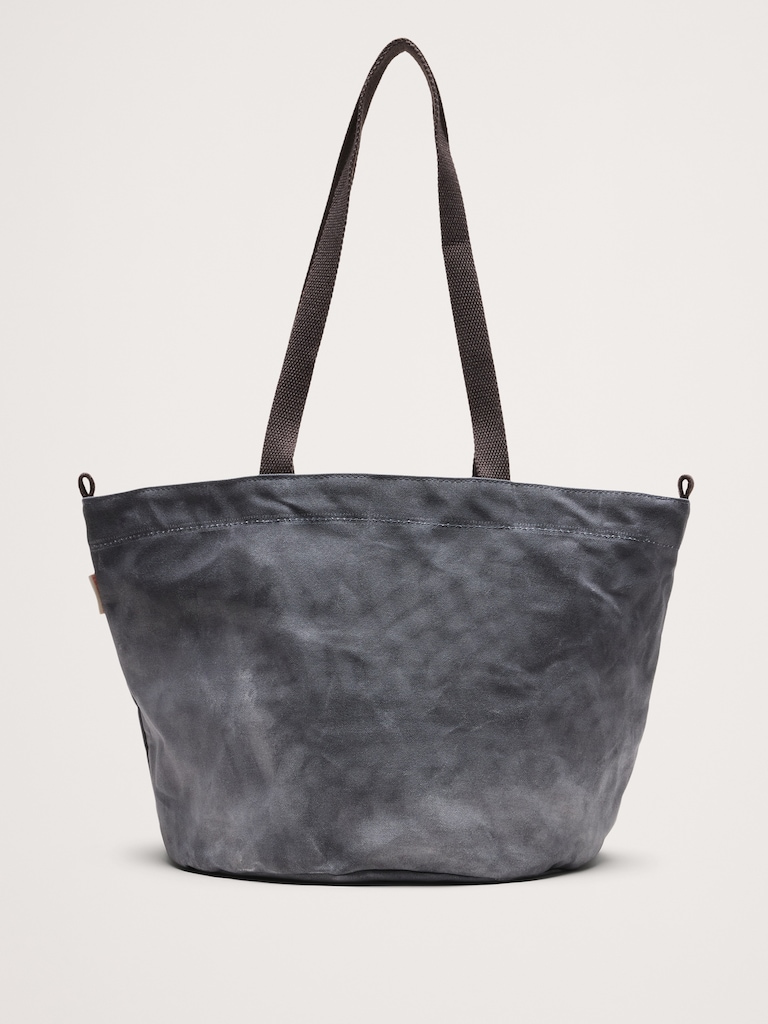 Waxed Drawstring Market Tote by CB Station