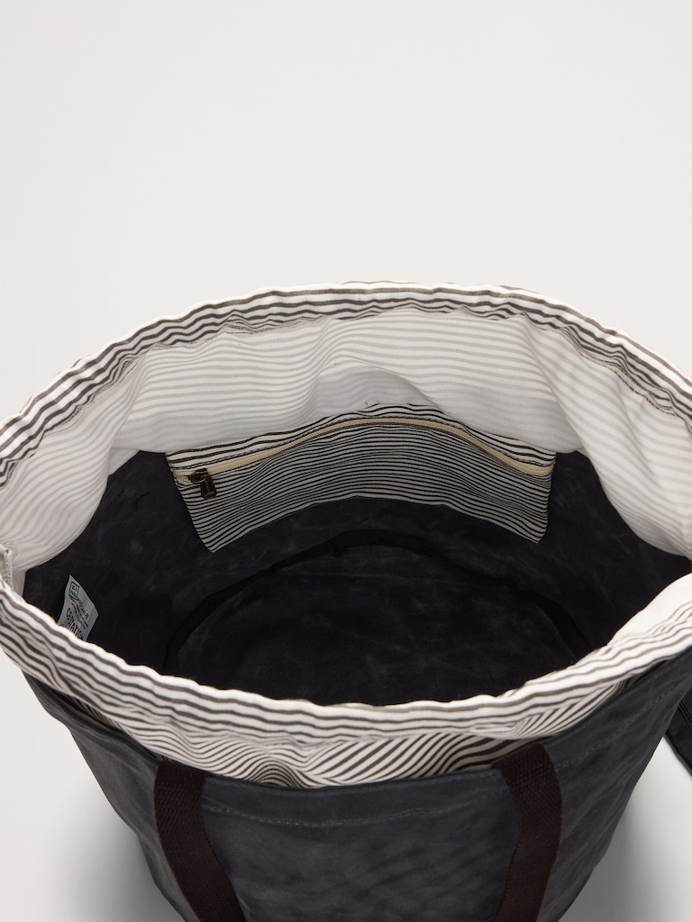 Waxed Drawstring Market Tote by CB Station