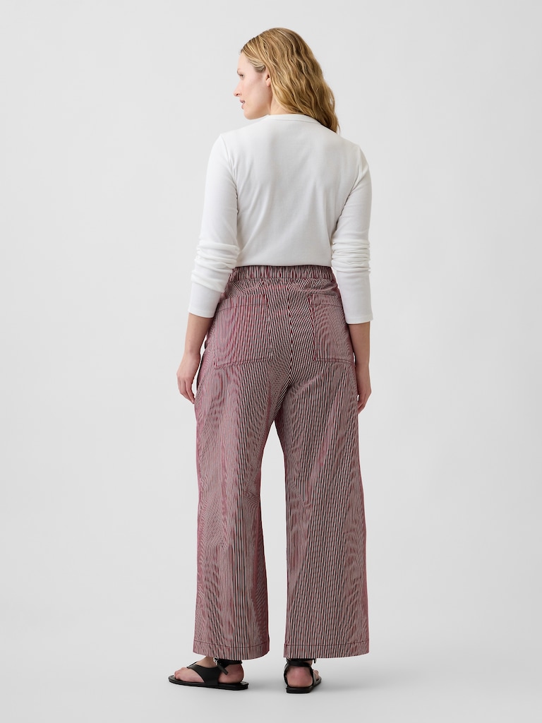 High Rise Easy Wide-Leg Khakis