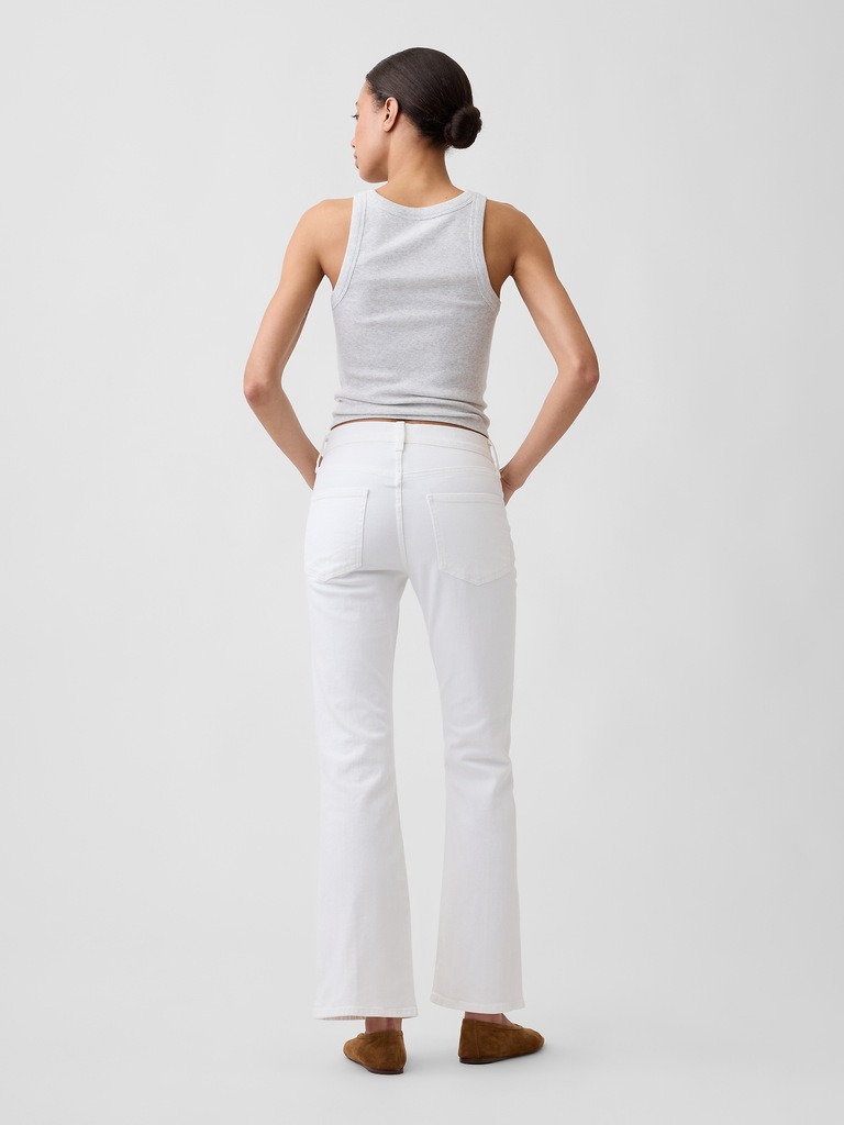 Mid Rise Baby Boot Jeans