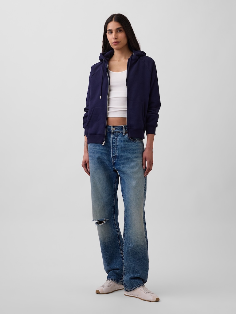 VintageSoft Zip Hoodie