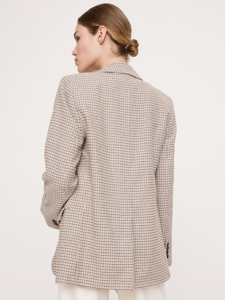 Boyfriend Italian Flannel Blazer