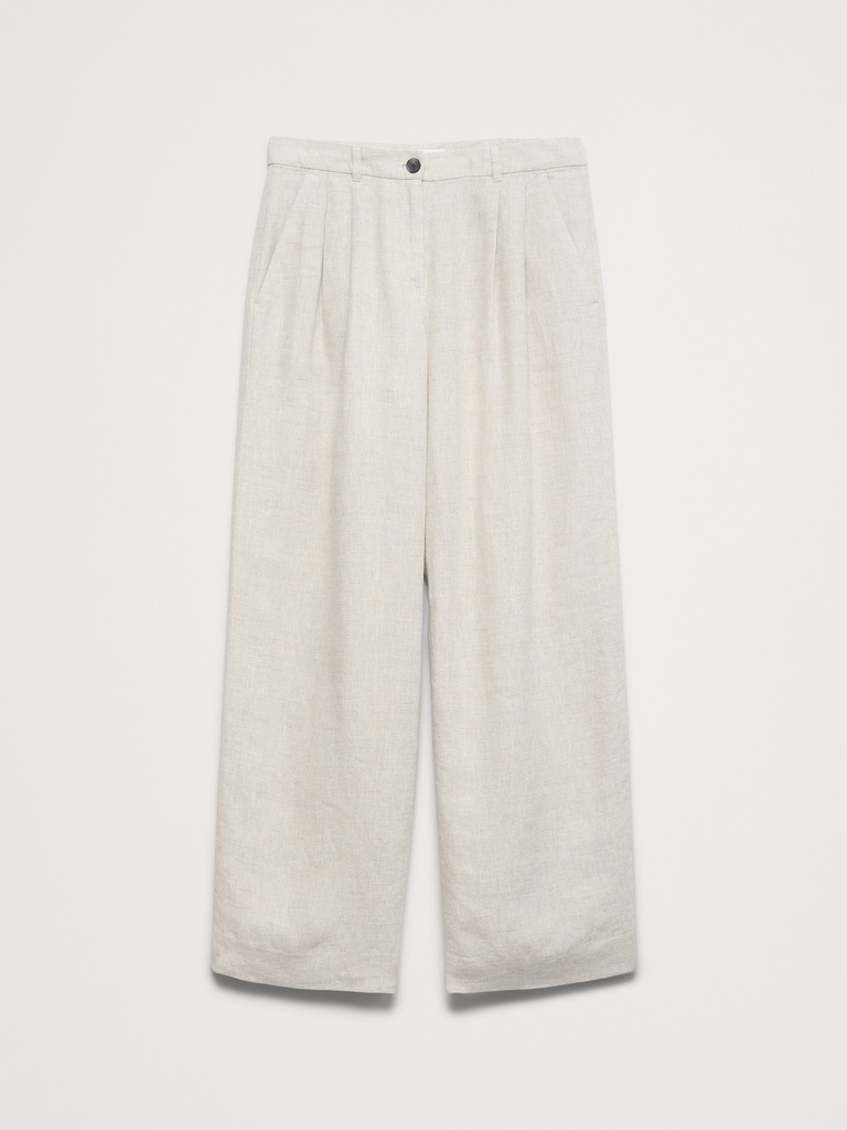 The Soho Wide-Leg Pant in Linen