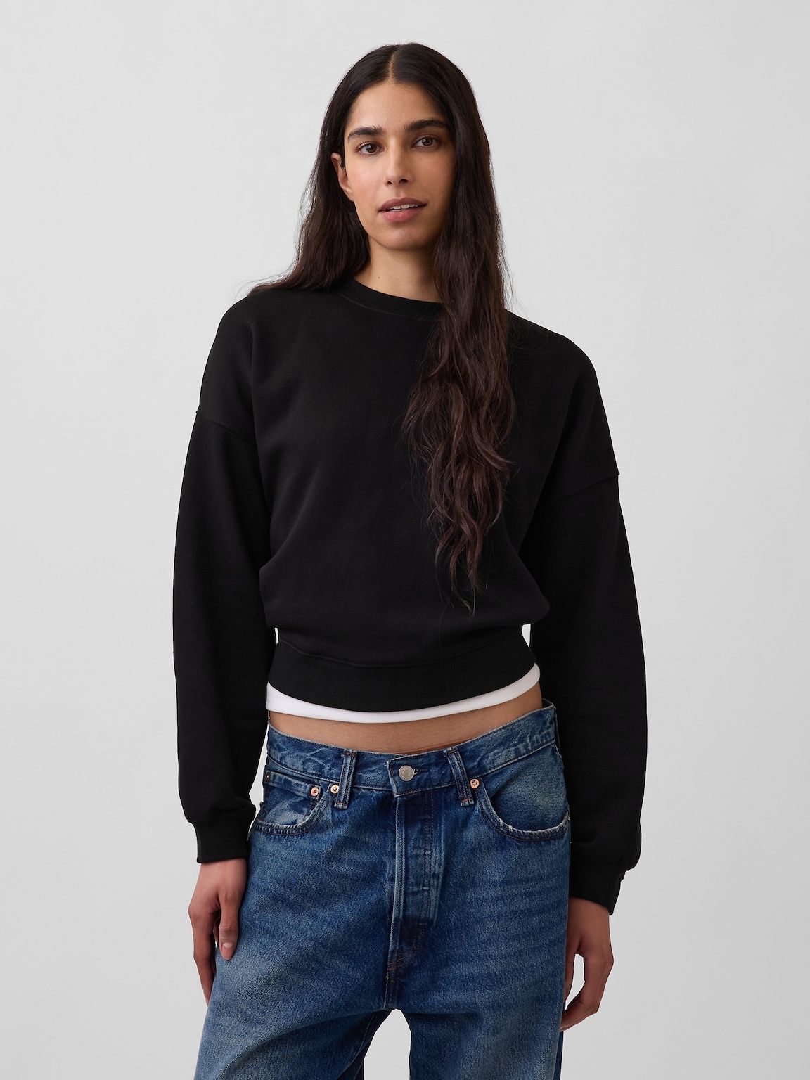 VintageSoft Wedge Crewneck Sweatshirt