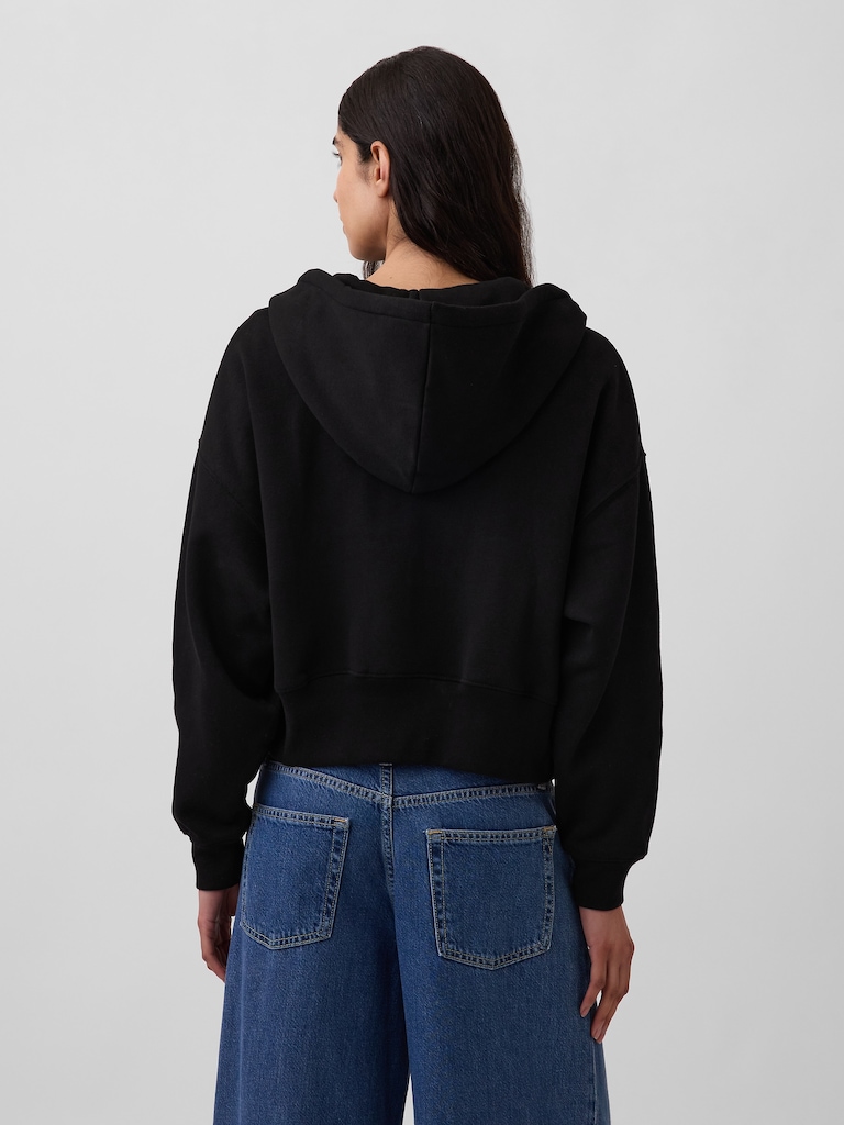 VintageSoft Wedge Zip Hoodie