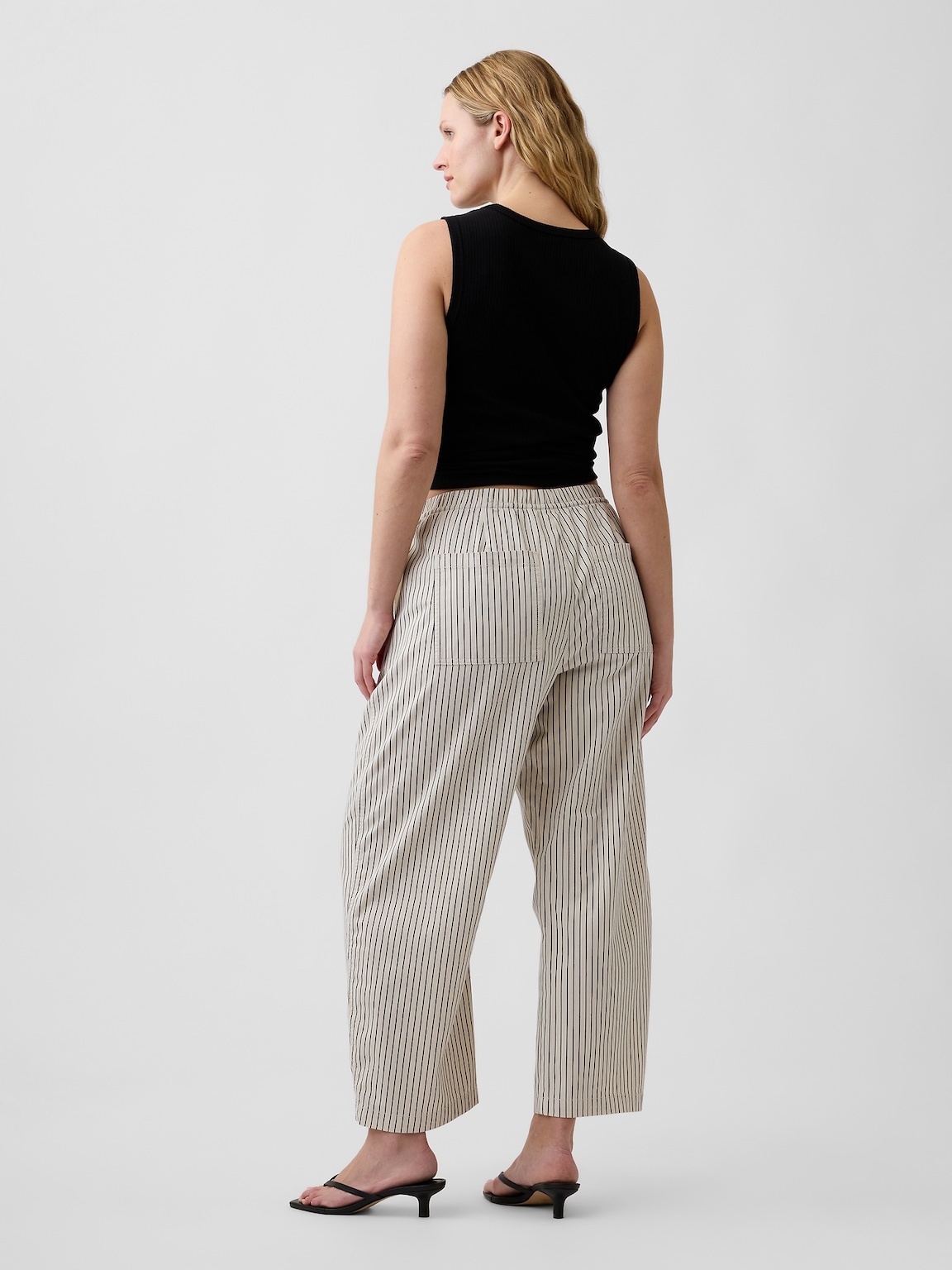 Mid Rise Easy Barrel Khakis