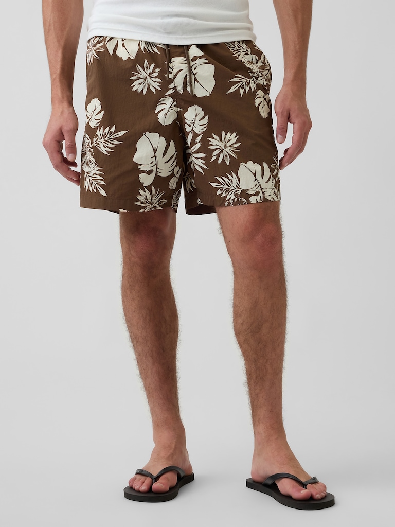 6" Relaxed Swim Trunks