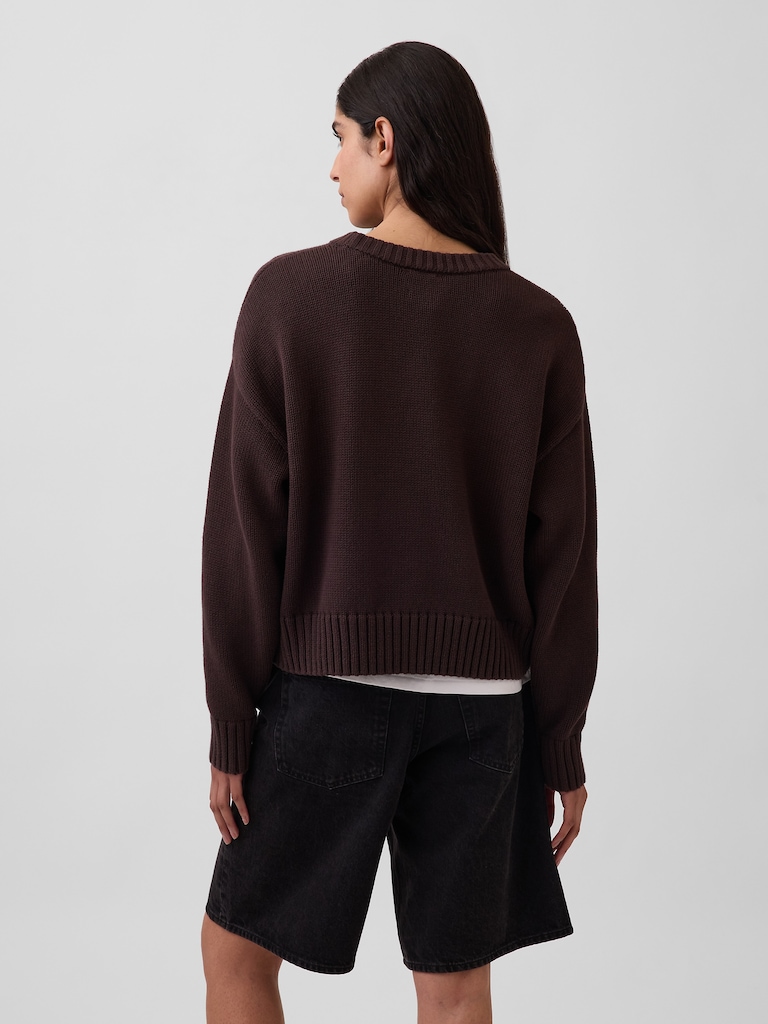 100% Cotton Oversized Sweater