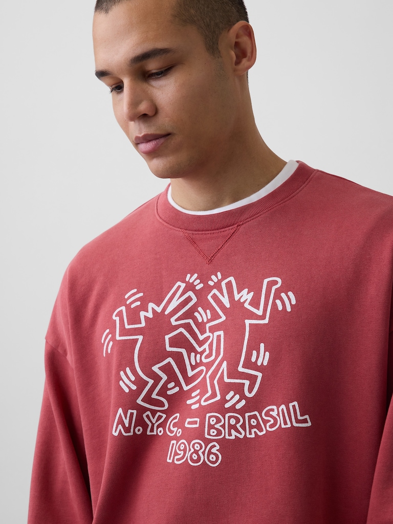 Keith Haring Heavyweight Logo Sweatshirt