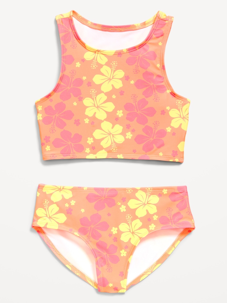 Printed Tankini Swim Set for Girls
