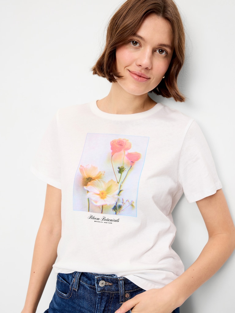 EveryWear Crew-Neck Graphic T-Shirt