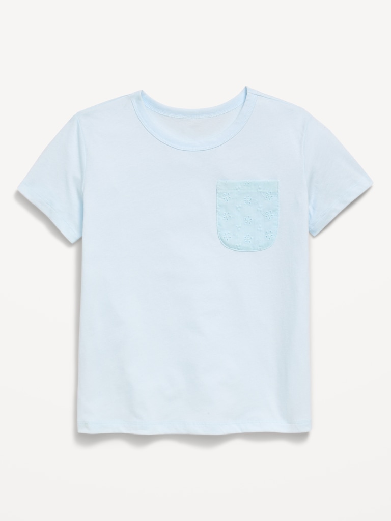Softest Short-Sleeve Pocket T-Shirt for Girls